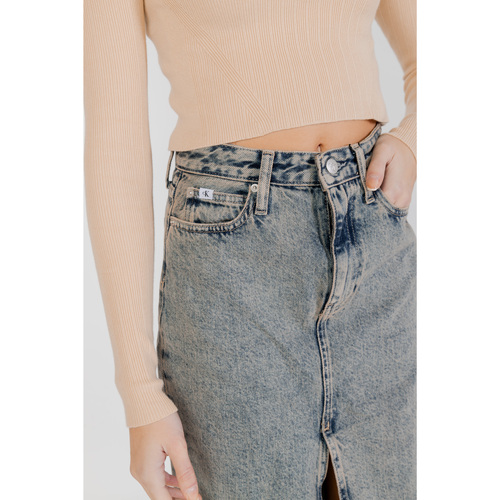 Calvin Klein Jeans FRONT SPLIT MAXI J20J222869 Azul