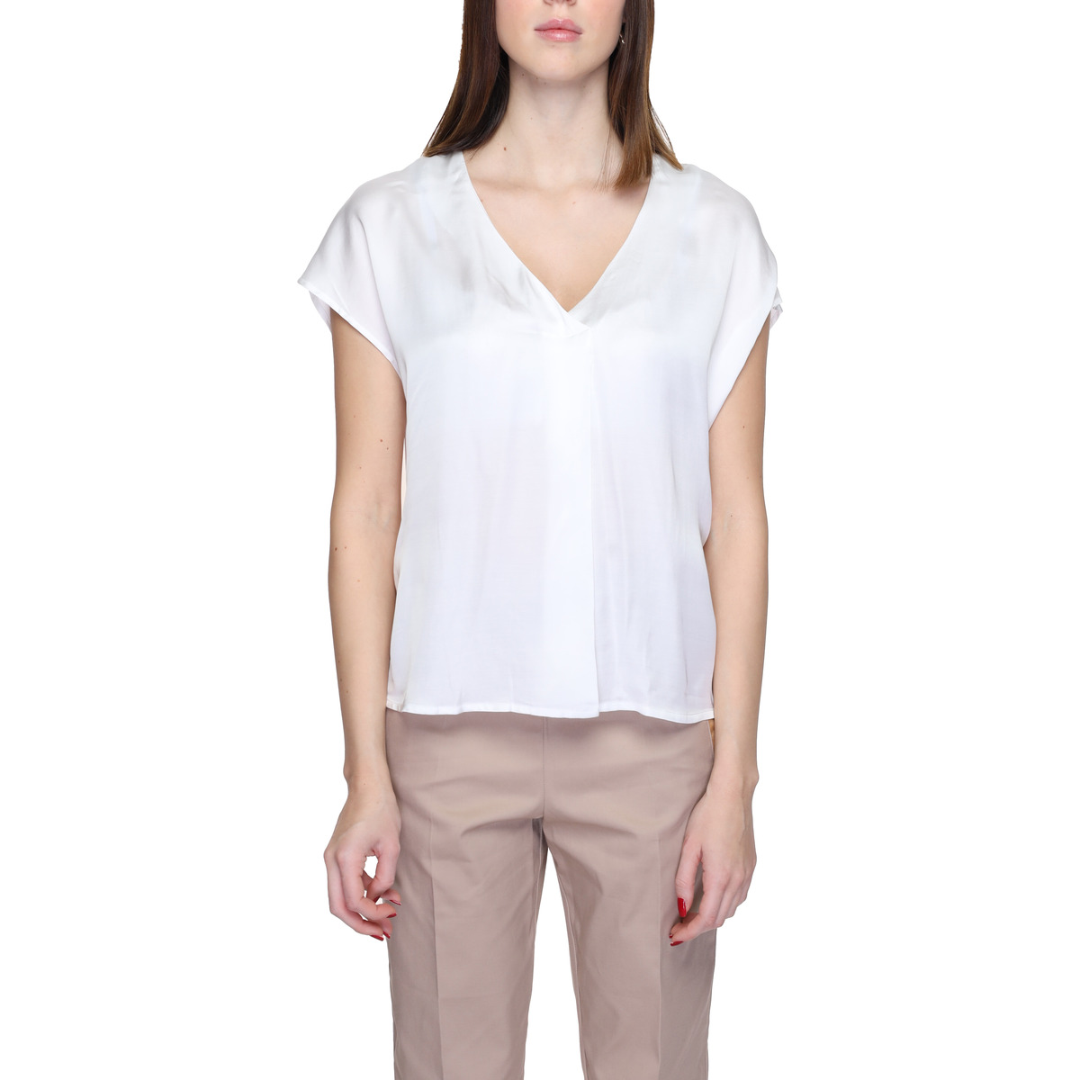 Textil Mulher Tops / Blusas Rinascimento CFC0117287003 Branco