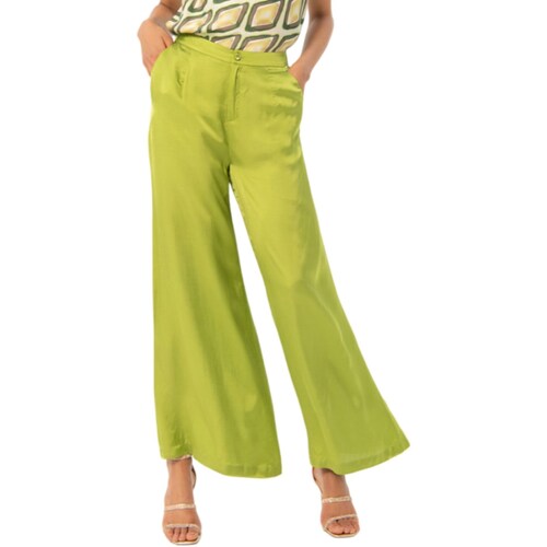 Textil Mulher Calças Surkana 524ESSA525 Verde