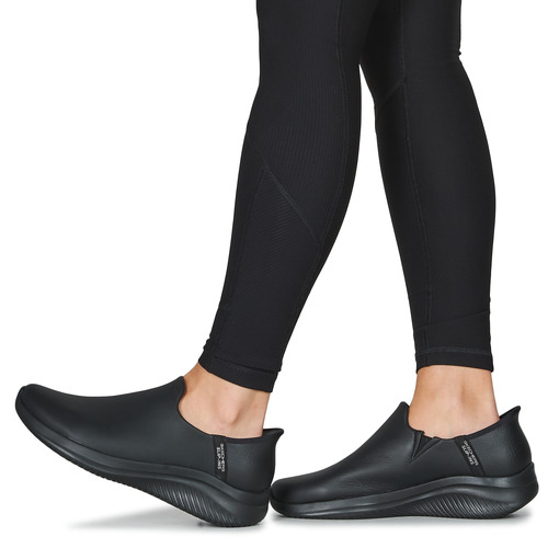 Skechers HAND FREE SLIP-INS ULTRA FLEX 3.0 LEATHER Preto