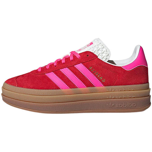 Sapatos Sapatos de caminhada adidas Originals Gazelle Bold Red Pink Vermelho