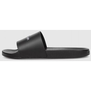 Sapatos Homem chinelos Calvin Klein JEANS wide-leg CHANCLA  POOL SLIDE RUBBER NEGRO Preto
