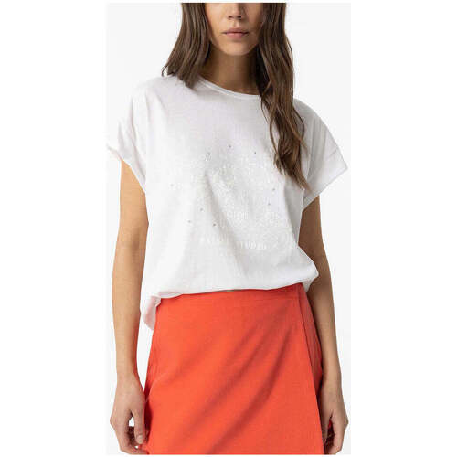 Textil Mulher T-shirts e Pólos Tiffosi 10054165-001-1-31 Branco