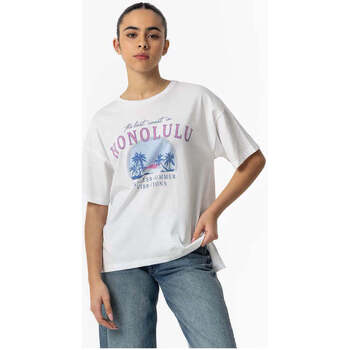 Textil Rapariga T-shirts e Pólos Tiffosi 10054204-001-1-25 Branco