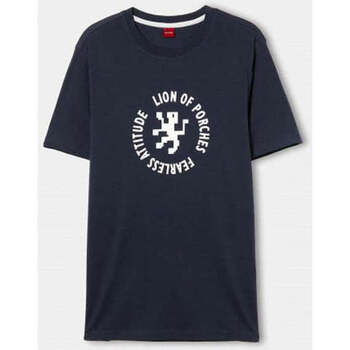 Textil Homem T-shirts e Pólos Lion Of Porches LP004192-599-16-1 Azul