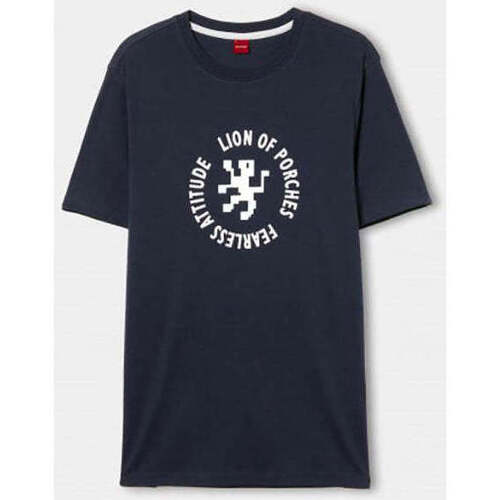 Textil Homem T-shirts e Pólos Botins / Botas Baixas LP004192-599-16-1 Azul