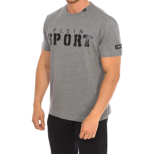 Textil Homem T-Shirt mangas curtas Philipp Plein Sport TIPS400-94 Cinza