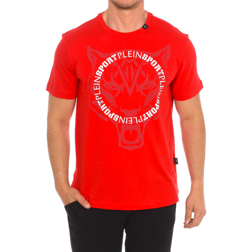 Textil Homem T-Shirt mangas curtas Plus Long Sleeve T-Shirtort TIPS402-52 Vermelho