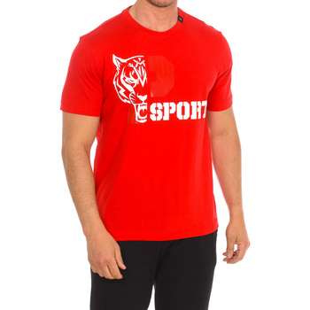 Textil Homem T-Shirt mangas curtas Marca em destaque TIPS410-52 Vermelho