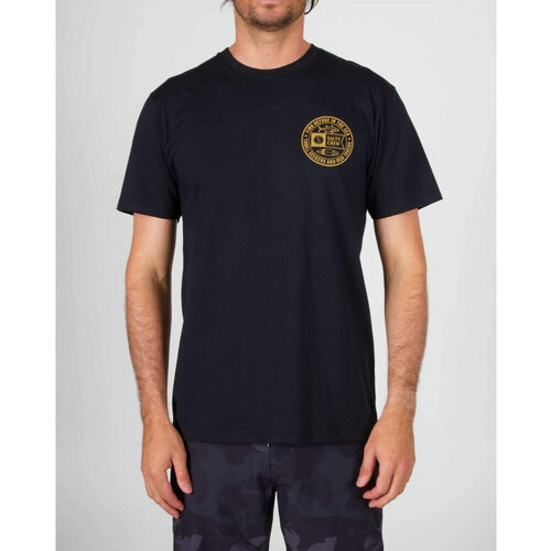 Textil Homem T-shirts e Pólos Salty Crew Legends premium s/s tee Preto