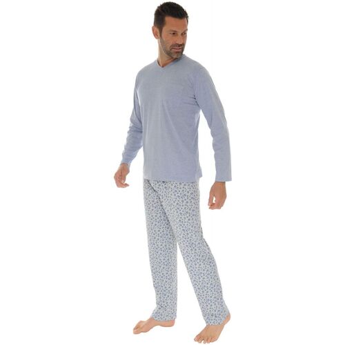 Textil Homem Pijamas / Camisas de dormir Christian Cane HEDOR Azul