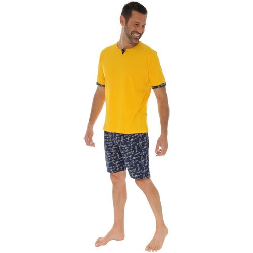Textil Homem Pijamas / Camisas de dormir Christian Cane HERODIAN Amarelo