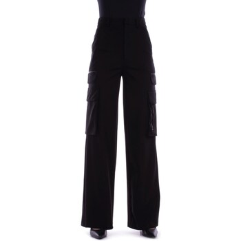 Textil Mulher Calça com bolsos Costume National CWS41002PA 1073 Preto