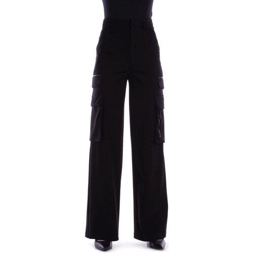 Textil Mulher Calça com bolsos Costume National CWS41002PA 1073 Preto