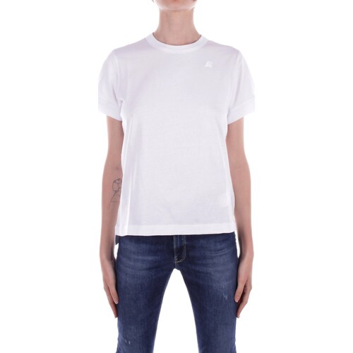 Textil Mulher T-shirts e Pólos K-Way K2122UW Branco