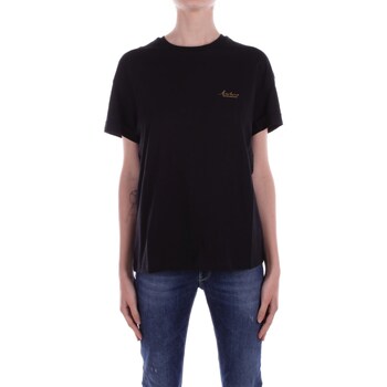 Textil Mulher NEEDLES plaid-jacquard short-sleeve shirt Barbour LTS0592 Preto
