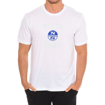 Textil Homem Saint Laurent press-stud denim shirt North Sails 9024000-101 Branco