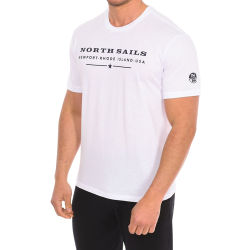 Textil Homem T-Shirt mangas curtas North Sails 9024020-101 Branco