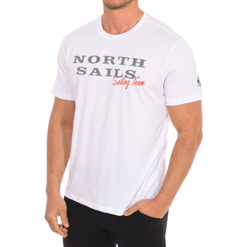 Textil Homem Saint Laurent press-stud denim shirt North Sails 9024030-101 Branco