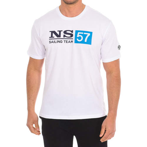 Textil Homem Saint Laurent press-stud denim shirt North Sails 9024050-101 Branco