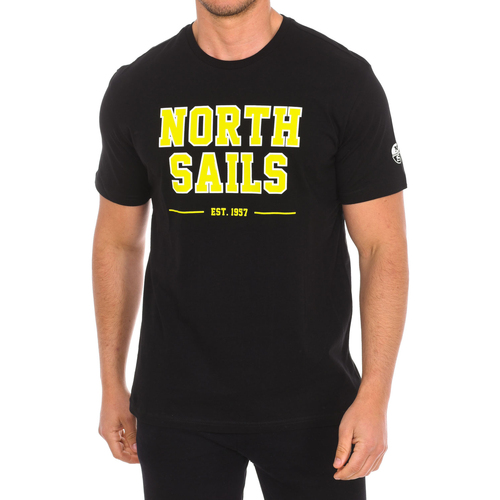 Textil Homem T-Shirt Jackets mangas curtas North Sails 9024060-999 Preto