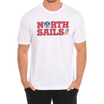 Textil Homem T-Shirt Jackets mangas curtas North Sails 9024110-101 Branco