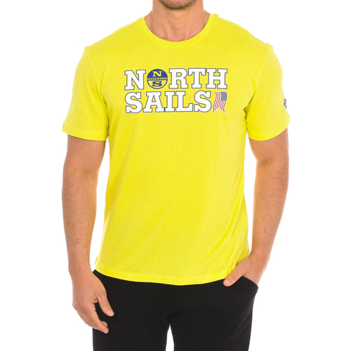 Textil Homem T-Shirt Jackets mangas curtas North Sails 9024110-470 Amarelo