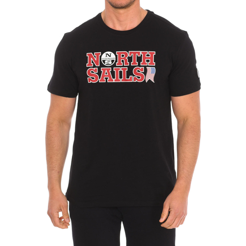 Textil Homem Saint Laurent press-stud denim shirt North Sails 9024110-999 Preto