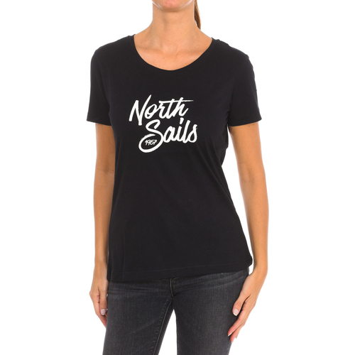 Textil Mulher Saint Laurent press-stud denim shirt North Sails 9024300-999 Preto