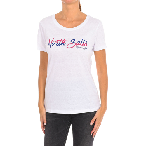 Textil Mulher Saint Laurent press-stud denim shirt North Sails 9024310-101 Branco