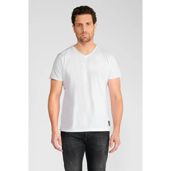Textil Homem T-shirts e Pólos Le Temps des Cerises T-shirt GRIBS Branco
