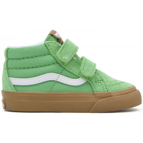 Sapatos Criança Sapatos estilo skate Hjerte-sneakers Vans Sk8-mid reissue v gum Verde