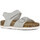 Sapatos Rapariga Sandálias Colors of California Bio sandal microglitter Prata