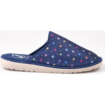 Sapatos Mulher Toalha e luva de banho Javer Zapatillas de Casa Flossy Puntos de Colores 28-3 Marino Azul