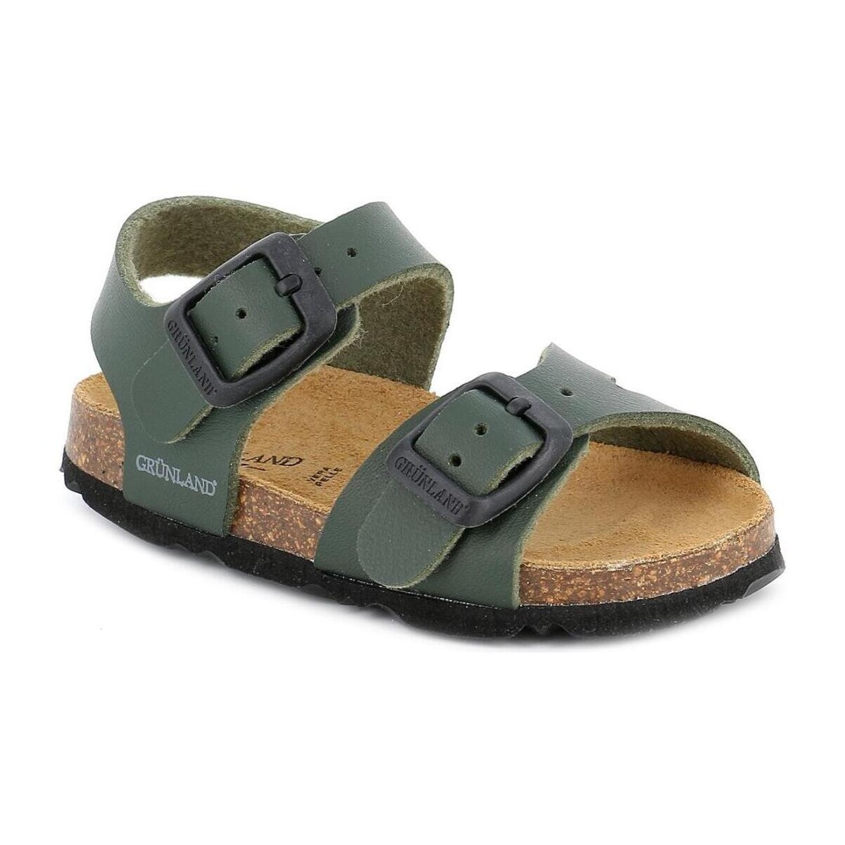 Sapatos Criança Sandálias Grunland GRU-ZAL-SB0027-BO Verde