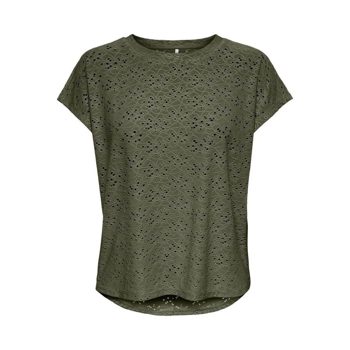 Textil Mulher T-shirts e Pólos Only 15231005 SMILLA-KALAMATA Verde