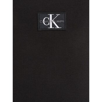 Calvin Klein Jeans IG0IG02471 RIB CAGE TANK DRESS-BEH BLACK Preto