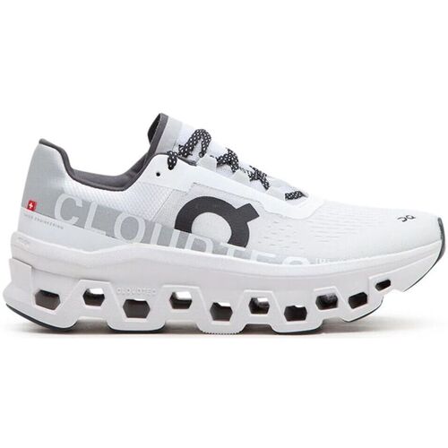 Sapatos Mulher Sapatilhas On RUNNING Tempo CLOUDMONSTER 61.98433-ALL WHITE Branco