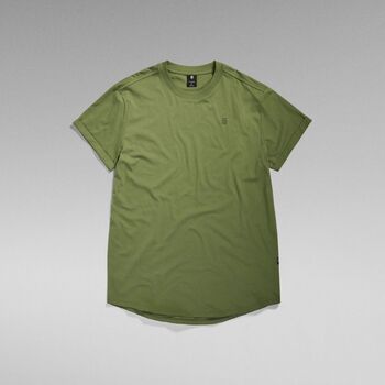Textil Homem patchwork logo-print 3 4-sleeve T-shirt G-Star Raw D16396 B353 LASH-724 SAGE Verde