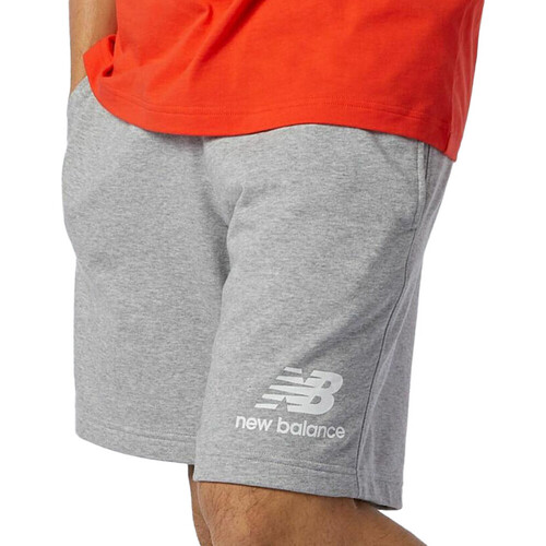 Textil Homem Shorts / Bermudas New Balance  Cinza