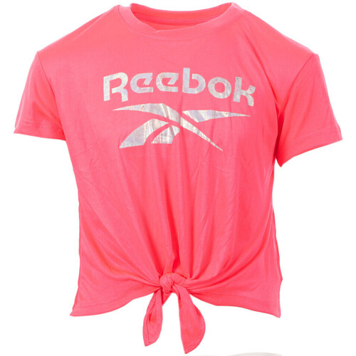 Textil Rapariga T-shirts e Pólos Reebok Sport  Rosa