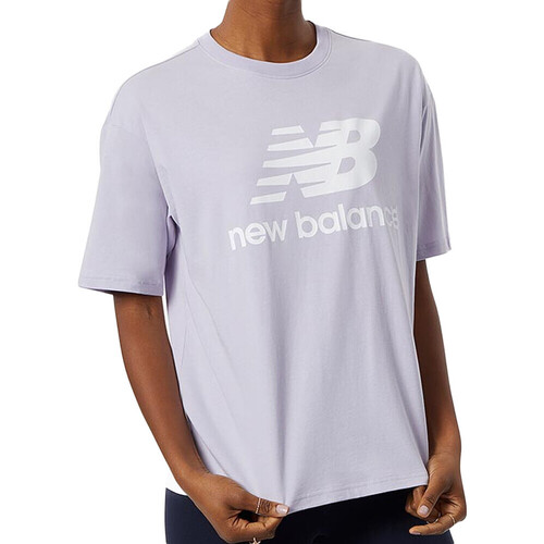 Textil Mulher T-shirts e Pólos New Balance  Violeta