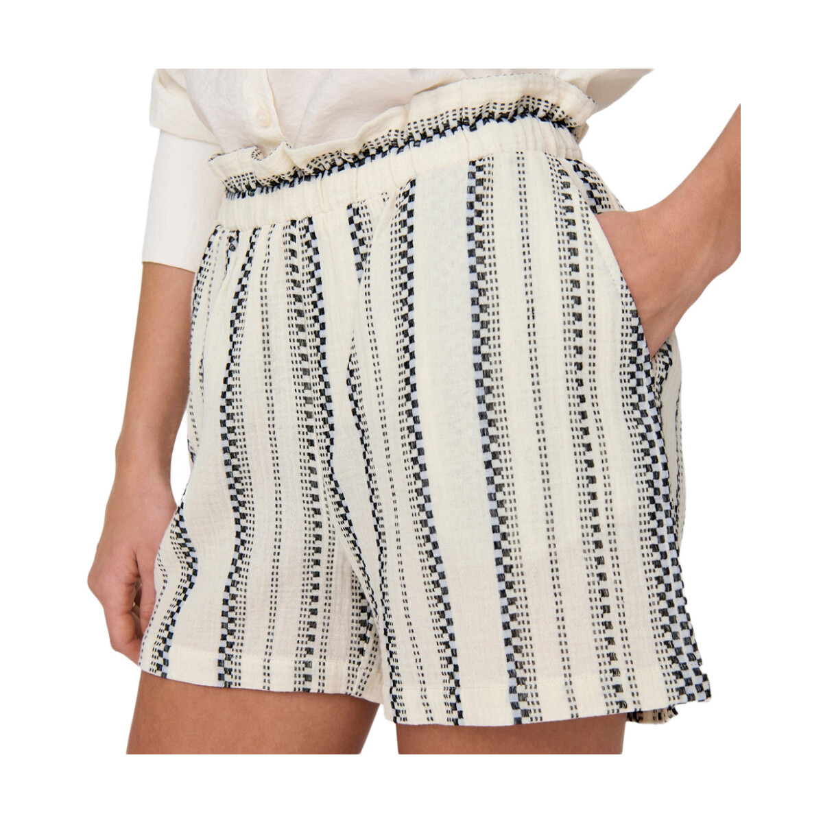 Textil Mulher Shorts / Bermudas JDY  Preto