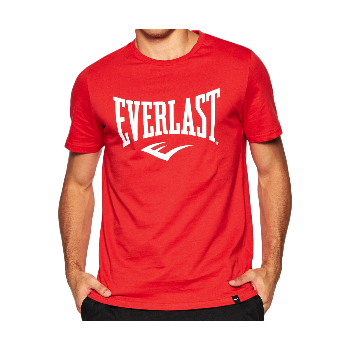 Textil Homem T-shirts e Pólos Everlast  Vermelho