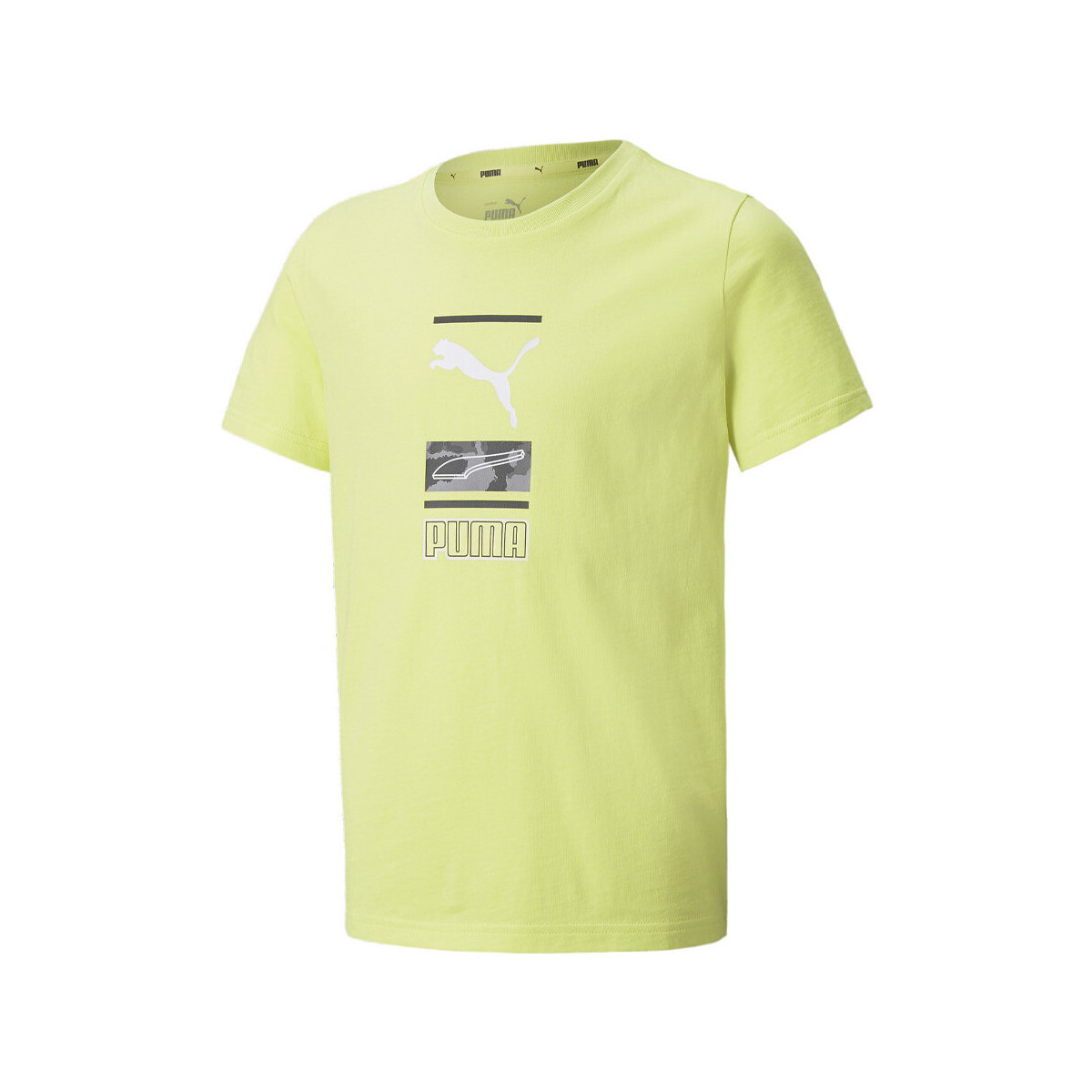 Textil Rapariga T-shirts e Pólos Puma  Verde