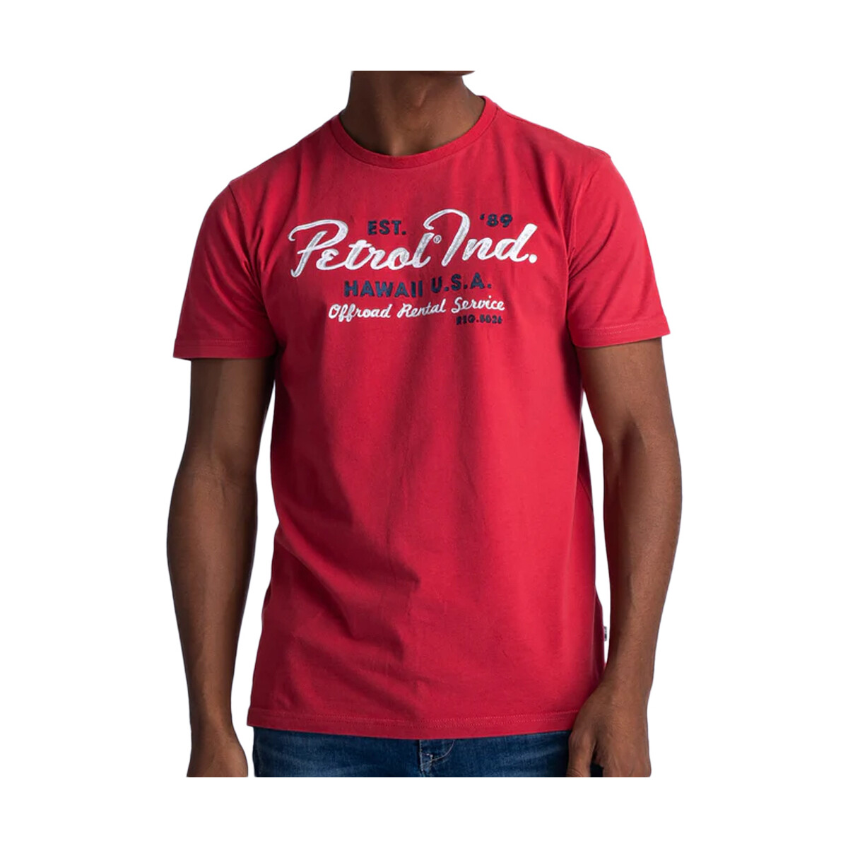Textil Homem T-shirts e Pólos Petrol Industries  Vermelho
