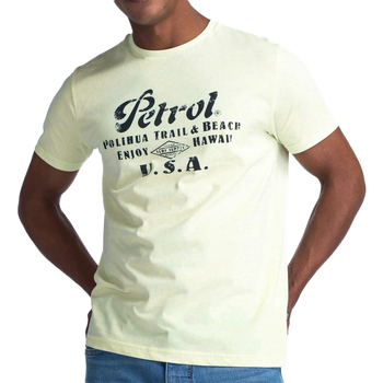Textil Homem TEEN logo print crew neck T-shirt Petrol Industries  Amarelo