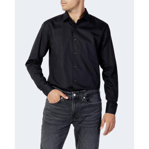 Selected SLHREGETHAN SHIRT LS CLASSIC B NOOS 16086754 Preto