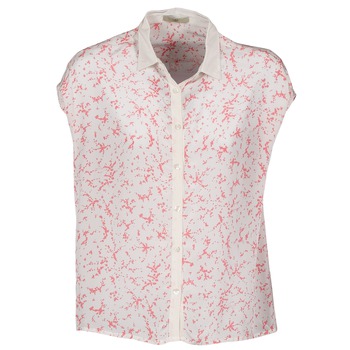 Textil Mulher Camisas mangas curtas Lola CANYON Branco / Vermelho