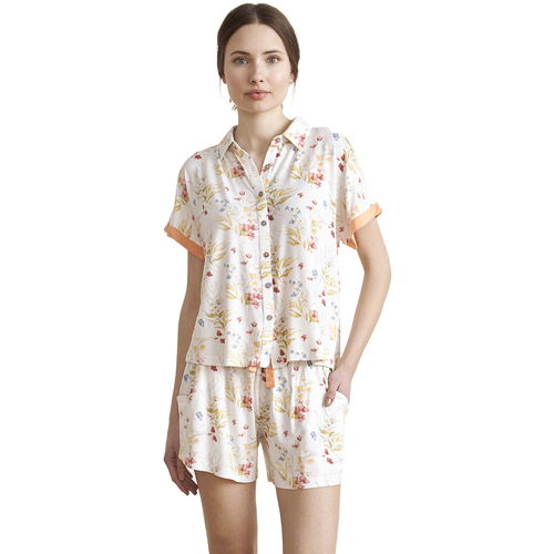 Textil Mulher Pijamas / Camisas de dormir J&j Brothers JJBEH0900 Branco